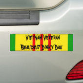 VietNam Veteran Beaucoup Dinky Dau Bumpersticker (Op auto)
