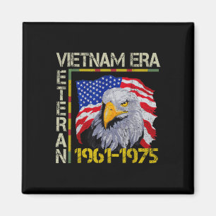 Vietnam Veteran Era 1961 1975 Memorial Flag Magneet