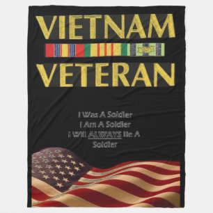 VIETNAM VETERAN FLEECE DEKEN