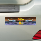Vietnam Veteran - Nam Vet 3 Bumpersticker (Op auto)