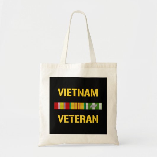 Vietnam Veteran Ribbon Bar Tote Bag (Voorkant)