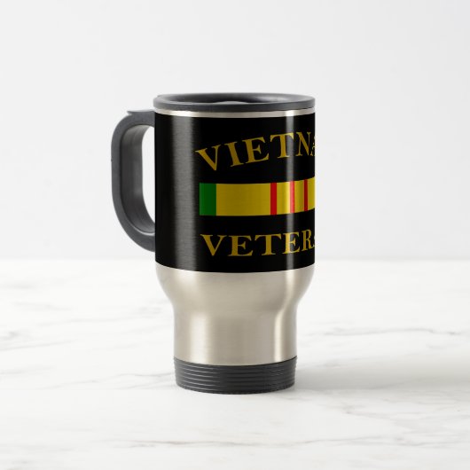Vietnam Veteran Travel Mug Reisbeker (Voorkant links)