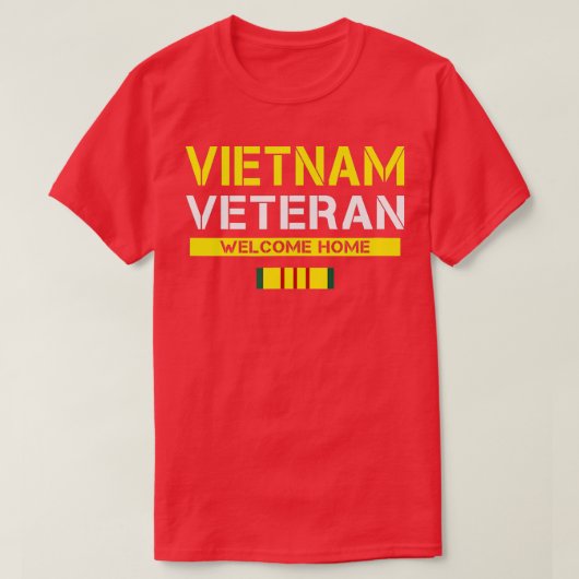 VIETNAM VETERAN WELKOM THUIS T-SHIRT (Design voorkant)