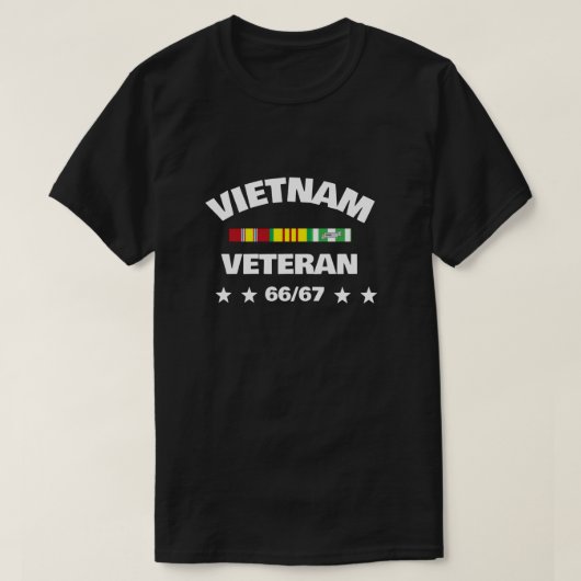 VIETNAM VETERANEN 66-67 T-SHIRT (Design voorkant)