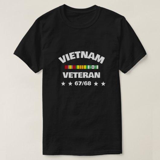 VIETNAM VETERANEN 67/68 T-SHIRT (Design voorkant)