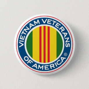 Vietnam Veteranen-Button Ronde Button 5,7 Cm