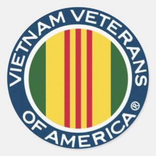 Vietnam Veteranen van Amerikaanse kleintjes Ronde Sticker