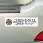 Vietnam Veteranen van de Amerikaanse Bumpersticker (Op auto)