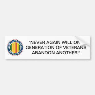 Vietnam Veteranen van de Amerikaanse Bumpersticker