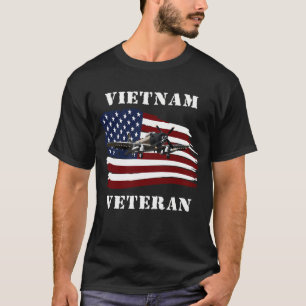 Vietnam Veterans A-1 Skyraider Amerikaanse vlag T-shirt