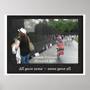 Vietnam Veterans Memorial Wall _ Kunstprint Poster