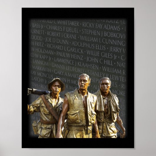 Vietnam Veterans Memorial Wall, Washington  Poster (Voorkant)