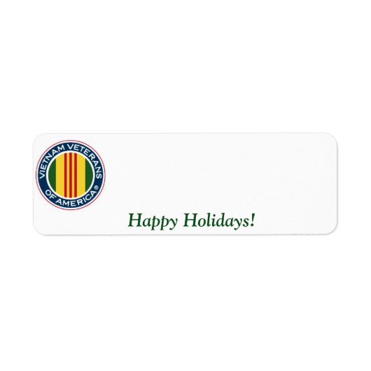 Vietnam Veterans of America Holiday Label #2 (Voorkant)