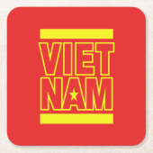 VIETNAM VIERKANTE KARTONNEN ONDERZETTER (Voorkant)