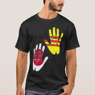 Vietnam Viet Kieu Vlag Japan Japans Trots Gemengd T-shirt