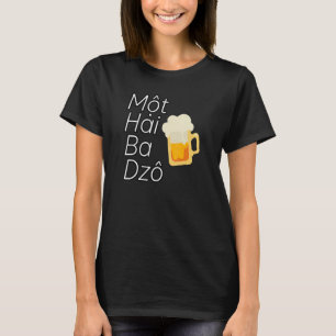 Vietnam Viet Vietnamees Mot Hai Ba Dzo 1 2 T-shirt