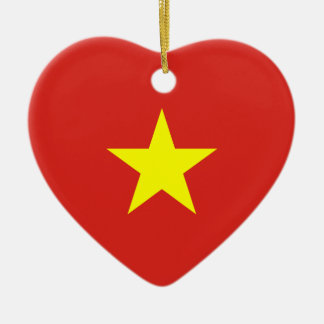 Vietnam - Vietnamese vlag Keramisch Ornament