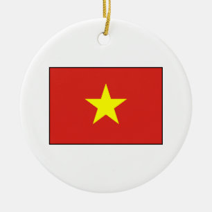 Vietnam - Vietnamese vlag Keramisch Ornament