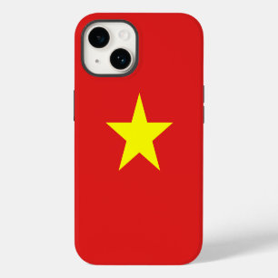 Vietnam Vlag gele Ster Iphone hoes 14 Hoesje