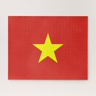 Vietnam vlag legpuzzel