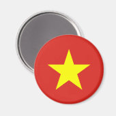 Vietnam-vlag Magnet Magneet (Voorkant / Achterkant)