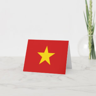 Vietnam Vlag Notitiekaart
