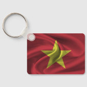 Vietnam Vlag Sleutelhanger  (Achterkant)