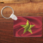 Vietnam Vlag Sleutelhanger  (Achterkant)