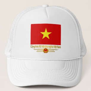 Vietnam vlag trucker pet