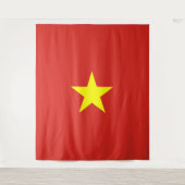 Vietnam vlag wandkleed (Voorkant)