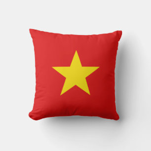 Vietnam Vlag x Vlag Pijler Kussen