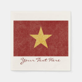 Vietnam Vlagpartij Napkins Servet