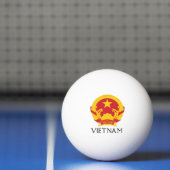 Vietnam wapenschild pingpongballen (Net)