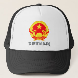 Vietnam wapenschild trucker pet