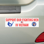 VIETNAM WAR BUMPERSTICKER (Op auto)