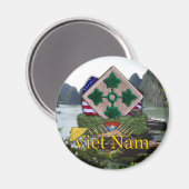 Vietnam war vets Magnet Magneet (Voorkant / Achterkant)