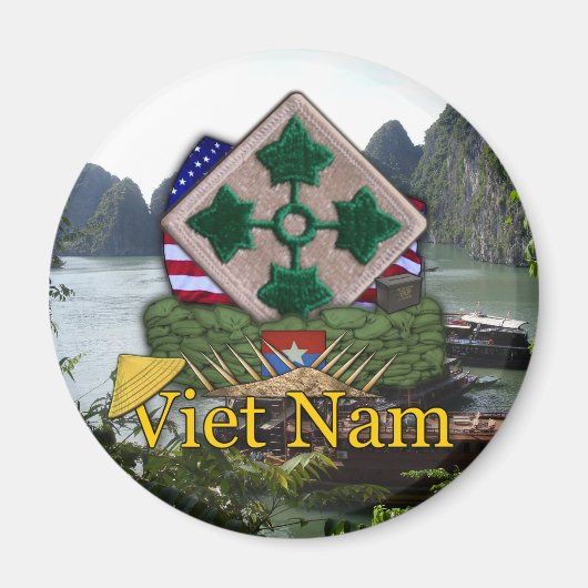 Vietnam war vets Magnet Magneet (Voorkant)