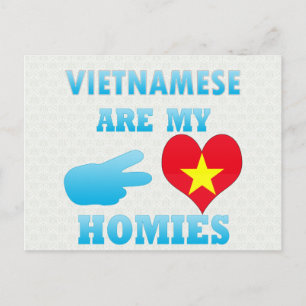 Vietnam zijn mijn huizen briefkaart