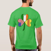 Vietnam (Zuid-Amerika) Ierland Shamrock Flag T-shirt (Achterkant)