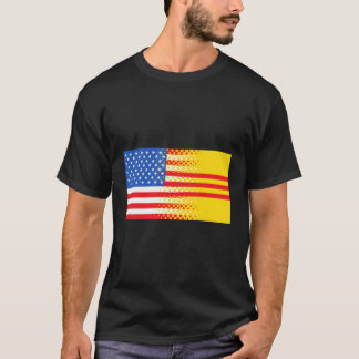 Vietnamees-Amerikaans-Zuid-Vietnam - vlag - Schadf T-shirt
