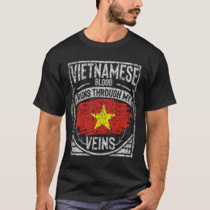 Vietnamees bloed loopt door mijn vinnen t-shirt