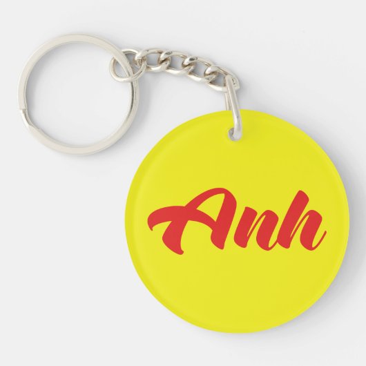 Vietnamees broer - Anh ~ Tiakng Vioottaal Sleutelhanger (Voorkant)