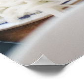 Vietnamees Bun Cha - Aziatische levensmiddelen Poster (Hoek)