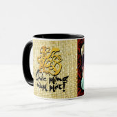 Vietnamees hond 2018 begroet Foto lijst 2 Mok (Voorkant links)