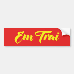 Vietnamees (jong) Broeder - Em Trai ~ Tipragng Vik Bumpersticker