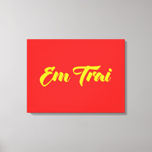 Vietnamees (jong) Broeder - Em Trai ~ Tipragng Vik Canvas Afdruk