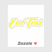 Vietnamees (jong) Broeder - Em Trai ~ Tipragng Vik Sticker (Vel)