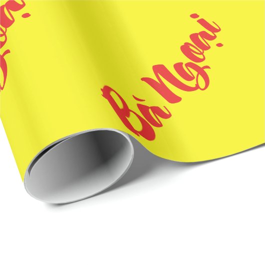 Vietnamees (moeder) grootmoeder - Bà Ngoi Cadeaupapier (Rol Hoek)