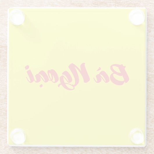 Vietnamees (moeder) grootmoeder - Bà Ngoi Glazen Onderzetter (Achterkant)