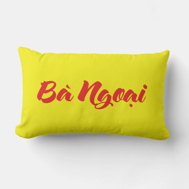 Vietnamees (moeder) grootmoeder - Bà Ngoi Kussen (Voorkant)